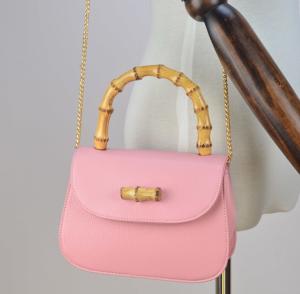 Wholesale European and American fashion female summer new bamboo bag embossed PU chain shoulder diagonal package from china suppliers