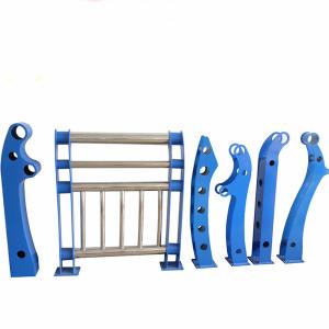 Wholesale Outdoor Bridge Guardrail Barrier Customized Sand Casting Spraying Traffic Guard Rail from china suppliers