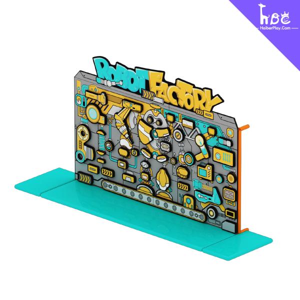Multi Colored Commercial Grade Inside Climbing Wall Playground Climbing Wall