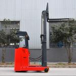 Stand Up Electric Reach Truck With EPS PU Tire AC Motor Wireless Camera