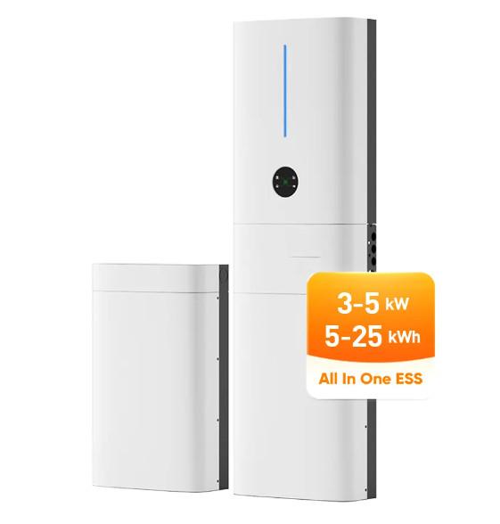 All In One Inverter Battery For Solar Energy Storage System 3kW 5kW 10kW Hybrid