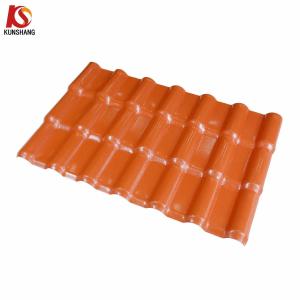 Wholesale Spanish Plastic Roof Tile ASA PVC UPVC Roofing Sheet for Residential House EXW MOQ 200 Sqm H.S Code 39259000 Spanish from china suppliers