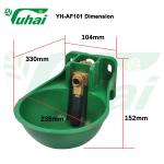 Environmental Protection 2.6l Cast Iron Cattle Water Bowl Drinking Bottle Animal
