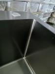 Retangle Black Stainless Steel Double Bowl Sink For Easy Cleaning And Maintenanc