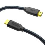 Nylon Braided Premium HDMI Cable Gold Connectors CL3 Rated For Laptop Super Fast