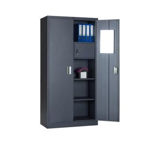 Wholesale Metal 2 Door Clothes Wardrobe Dormitory Staff Locker from china suppliers