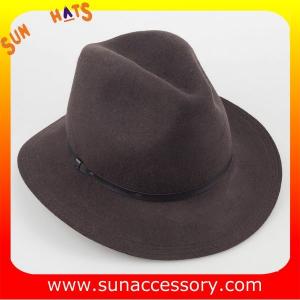 Wholesale 2042 Sun Accessory  chocolate wool felt winter mid brim ladies hats ,Shopping online hats and caps wholesaling from china suppliers
