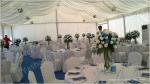 Professional 150 Seaters White Luxury Beach Wedding Marquee for Rent with Wind