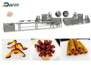Wholesale Siemens Motor PLC Touch Screen Soft Dental Pet Extrusion Machine Chewing Treat Extruding Line 24V Voltage from china suppliers