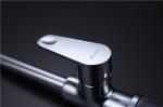 Long Neck Commercial Kitchen Faucets , Hot Cold Water Kitchen Sink Faucets