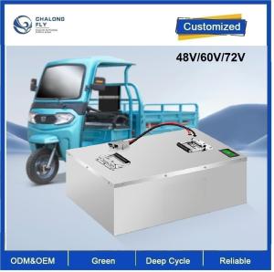 Wholesale 48V 60V 72V 52Ah CLF OEM ODM Lifepo4 Lithium Battery Pack for Electric Motorcycle Scooter Tricycles Rickshaw Sightseeing Bus from china suppliers