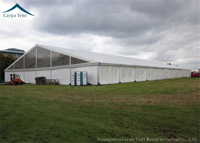 White Large Party Tent With Durable Aluminum Alloy Frame 6x12m