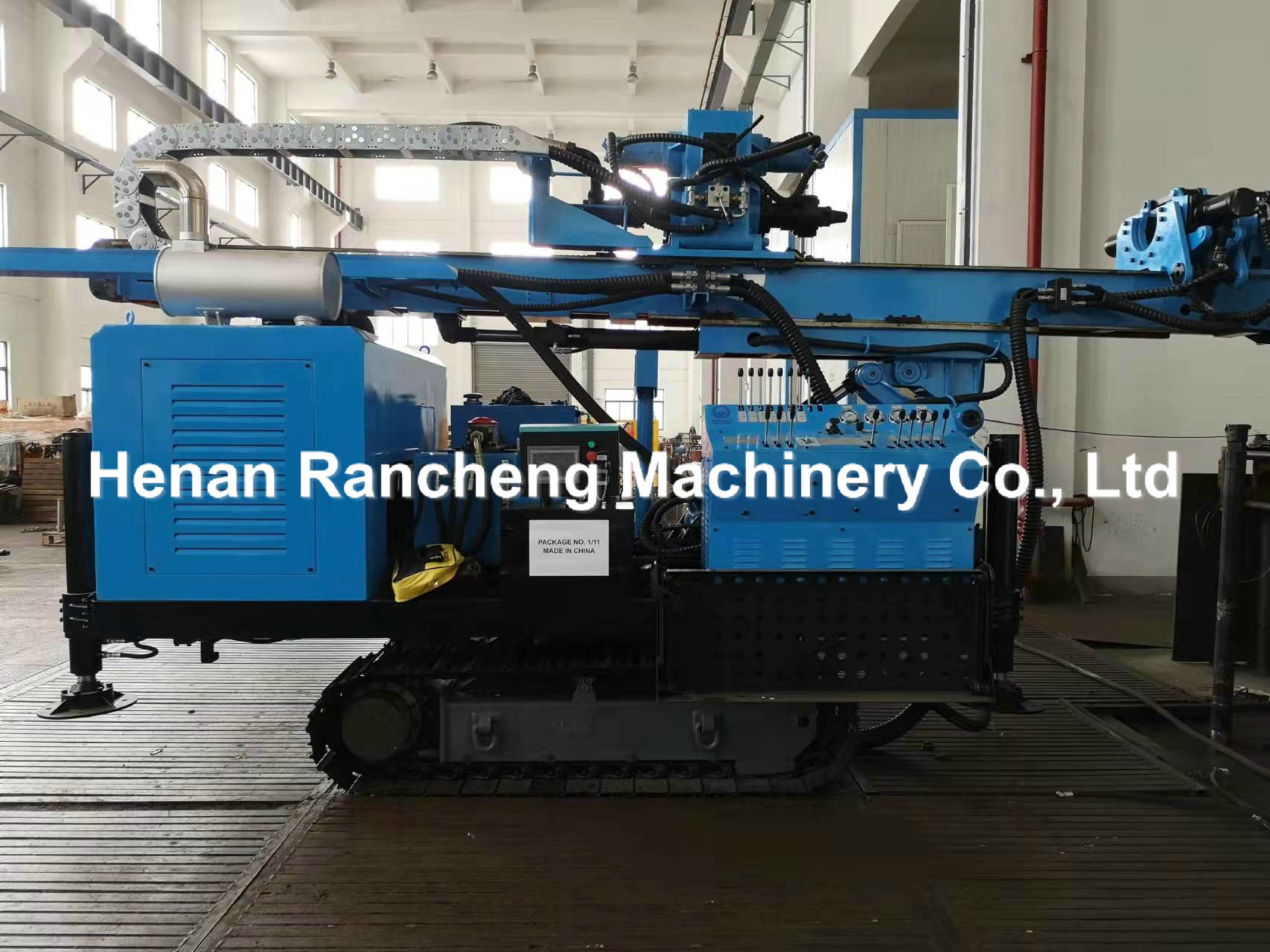 Hydraulic Engineering Drilling Rig 150m Depth 74KW Engine Power Anchor Drilling Rig