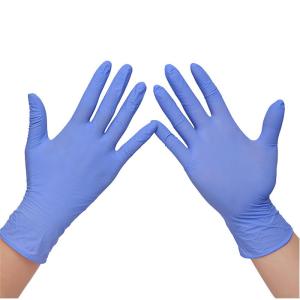 Wholesale Blue Powder Free Disposable Nitrile Gloves Hand Gloves disposable nitrile glove from china suppliers
