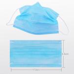 Disposable 3 Ply Non Woven Face Mask , Anti Pollution Face Mask For Adult