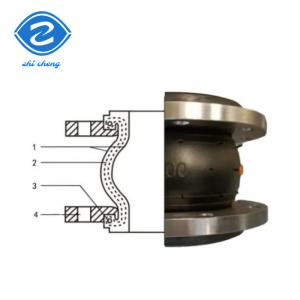 Wholesale PN6-PN40 Dn200pn16 Carbon Steel Galvanized Flange Single Sphere Rubber Expansion Joint from china suppliers