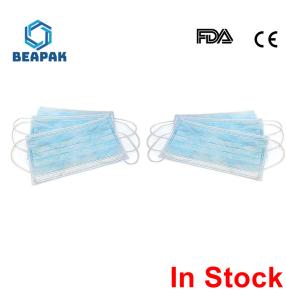 Wholesale Disposable Surgical Mask 3 Ply Face Mask Soft Lining and Earloops from china suppliers
