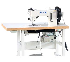 Wholesale Flat Bed Compound Feed Walking Foot Heavy Duty Lockstitch Sewing Machine from china suppliers