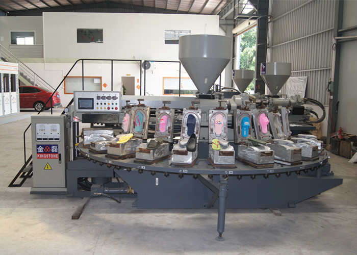 Automatic Rotary Sandals Making Machine 24 Station Air Blowing