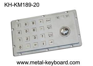 Wholesale Rugged Kiosk Entry Keypad With Trackball , 24 Keys Stainless Steel Keypad from china suppliers