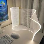 Postmodern Simple Special-Shaped Newspaper Floor Lamp Acrylic Floor Lamp For