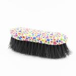7" Long Colourful Flower Patterned Horse Dandy Brush For Horse Grooming