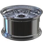Oem Super Concave 2-Piece Forged Wheels Elegant Shiny Finish 5x114.3
