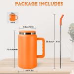 Custom Colors Food Grade 50 Oz Stainless Steel Tumbler Vacuum Insulated Coffee