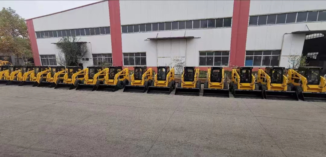 Energy Mining Skid Steer Loader Rubber Tracks with Attachments Ship to USA Canada