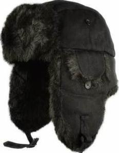 Wholesale Seaman Winter Wool Winter Hat Trapper Bomber Ear Flaps / Strings Buckle Closure from china suppliers