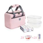 OEM Big Compartments D14cm Insulated Lunch Cooler Bags
