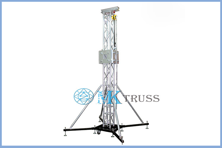 Aluminum Truss 290mm Spigot Ground Support System for Exhibition Hang Stage Lighting