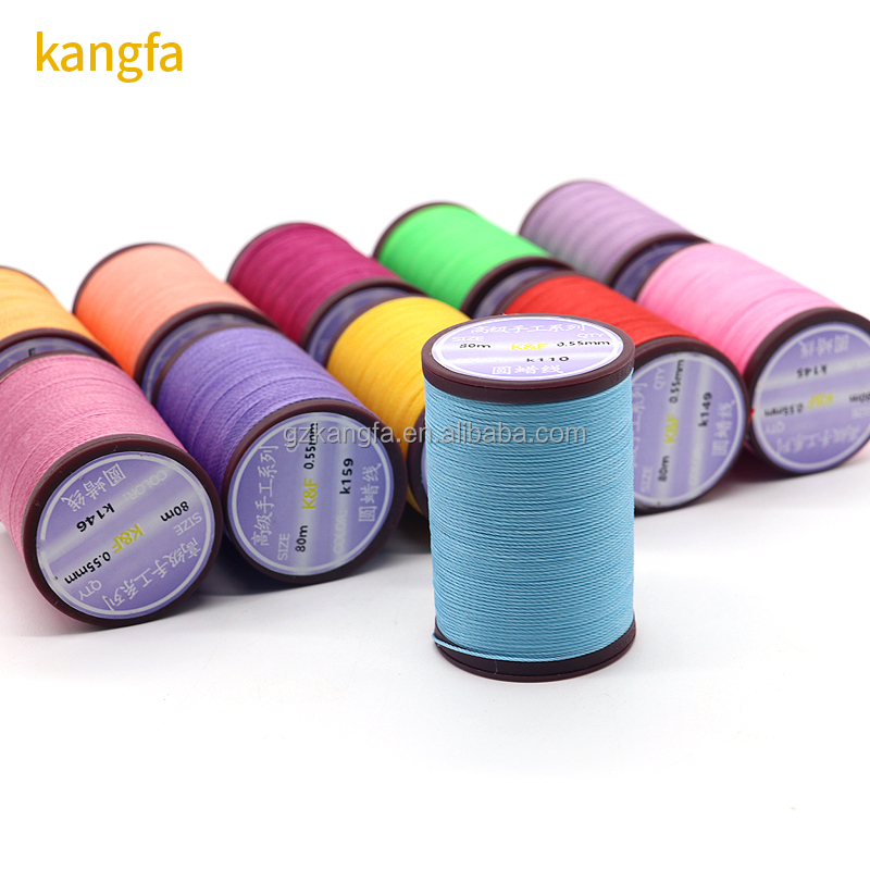 High Strength Cored Sewing Thread 100% Polyester Filament Yarn Type for Leather Sewing