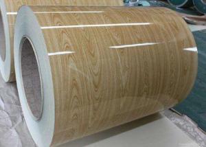 Wholesale Wooden Pre Painted Galvanized Sheet , Hot Rolled Steel Coil For Construction from china suppliers
