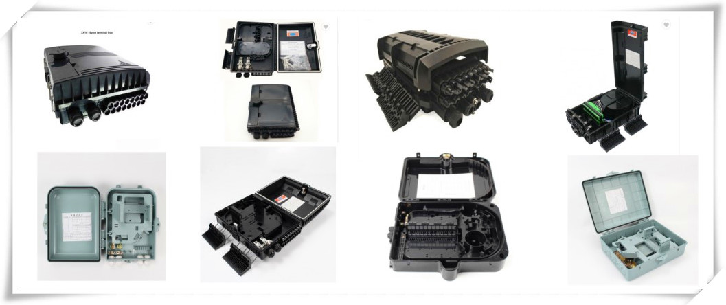 Plastic Shell Rainfall Resistant Fiber Optic Cable Joint Box