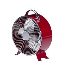 Wholesale 30W 2 Speed Desk Retro Metal Fan 110V 4 Aluminium Blade Red GS CE from china suppliers
