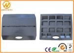 Anti Slip Rubber Sign Pedestal Base Black Pedestal Stand For Construction Sites