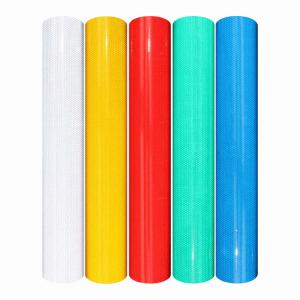 Wholesale High Intensity Prismatic Reflective Sheeting White Yellow Red For Traffic Sign from china suppliers