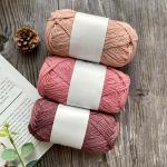 Alkaliproof Crochet Linen Tape Yarn Ball Anti Bacteria Recyclable