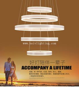Wholesale BV2018/200/400/600/800MM Hanging Lamp Pendant Lightings Acrylic White from china suppliers