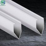 ISO V Shape Screen Aluminum Baffle Ceiling System Multicolor Interior Railway