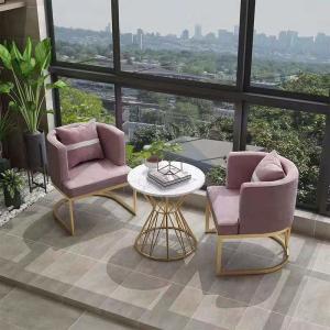 Wholesale Metal And Fabric Dining Chairs , Metal Frame Upholstered Dining Chair from china suppliers