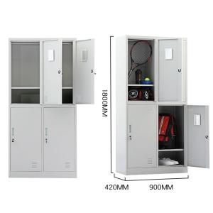 Wholesale Knock Down ODM 4 Door Metal Locker Storage Cold Rolled Steel from china suppliers