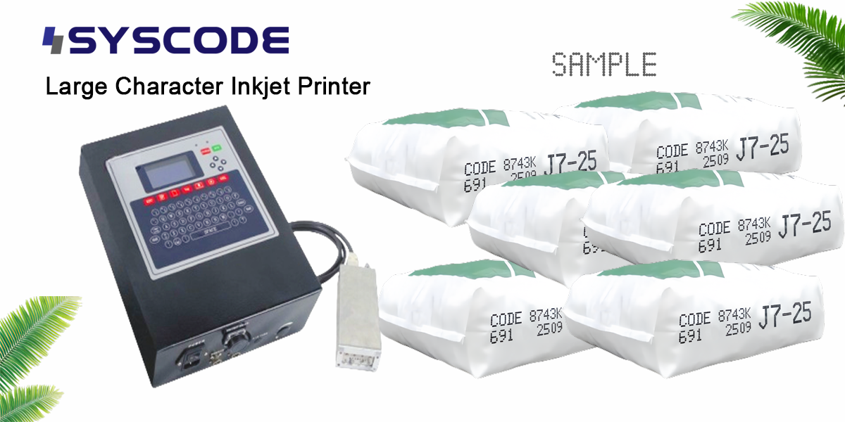 Energy Efficient Large Character Inkjet Marking 50Hz Clog Resistant Adjustable