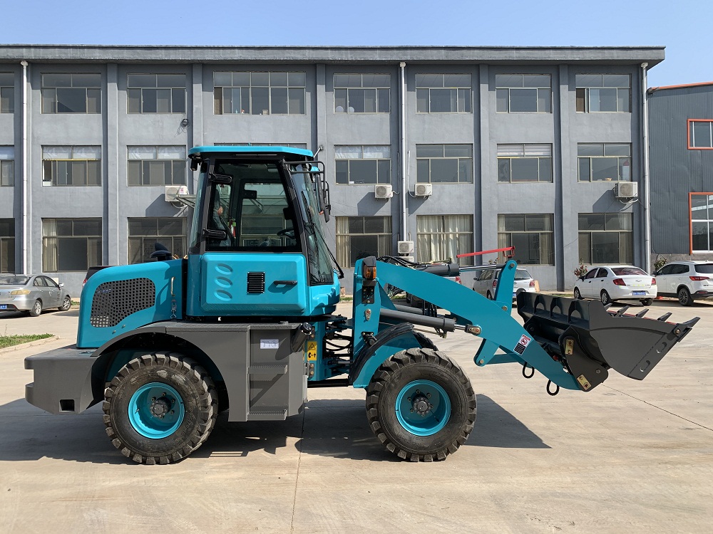 42KW 4 Wheel Drive Mini 1.6 Ton Wheel Loader for Agricultural Dimension 5020mm*1860mm*2680mm