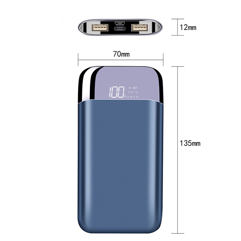 Luxos 10000mAh 5V2A Double Usb Wireless Powerbanks UN38.3
