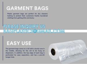 Wholesale Dry Cleaner Suit Clothes Dustproof Storage Bags Hanging Garment Cover For Closet Storage, Laundry from china suppliers