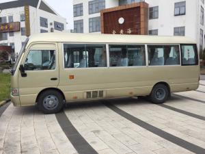 Wholesale 29 seats used Toyota diesel coaster bus left hand drive engine 6 cylinder japan coaster bus toyota 26 passenger bus from china suppliers