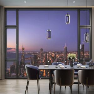 Wholesale Level 8 Air Tightness Made Seamless Welded Thermal Break Windows For Hanging Curtains from china suppliers