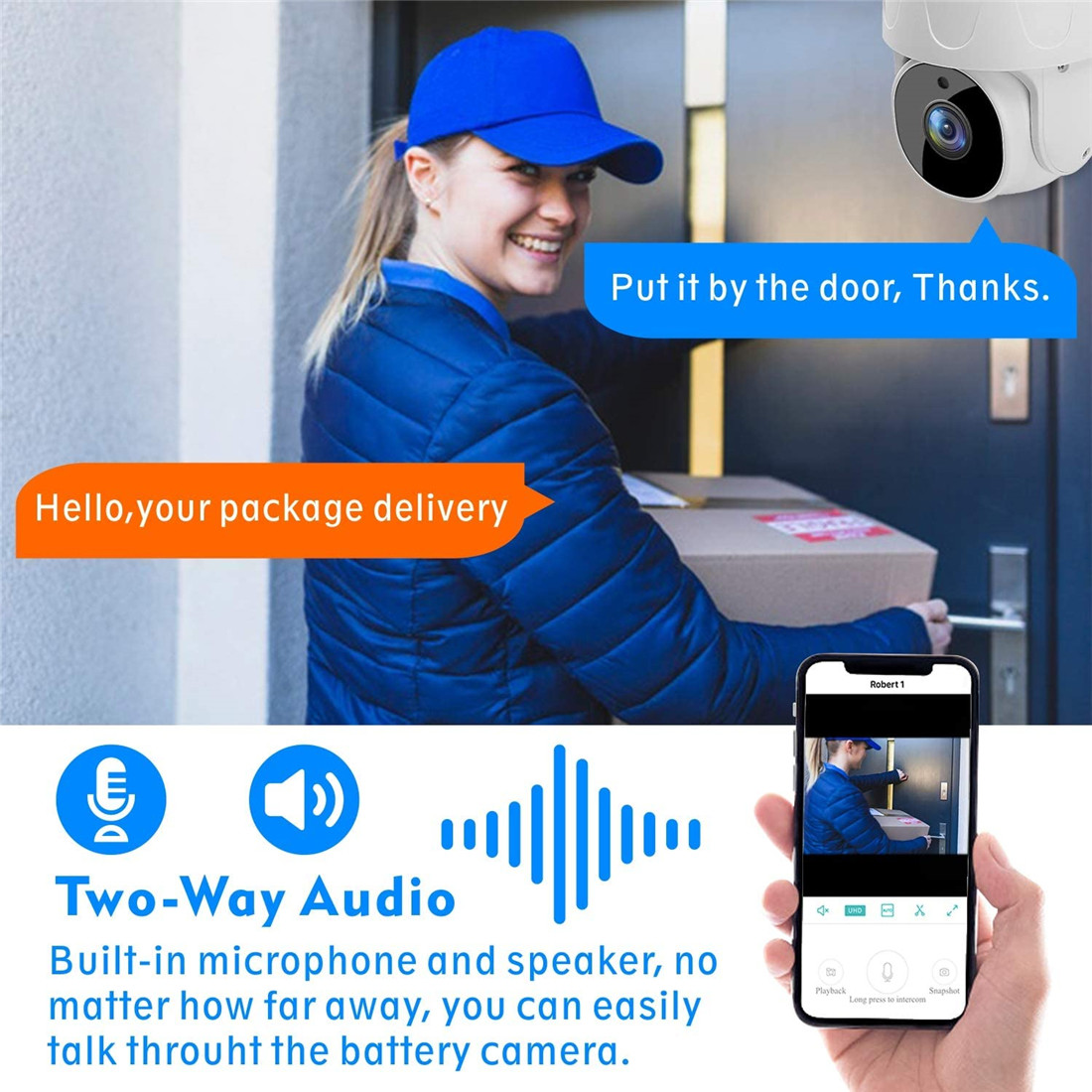 Tuya Smart Life Google Alexa PTZ 1080P 2MP HD Waterproof Outdoor IP Camera P2P WiFi Security Camera CCTV Surveillance